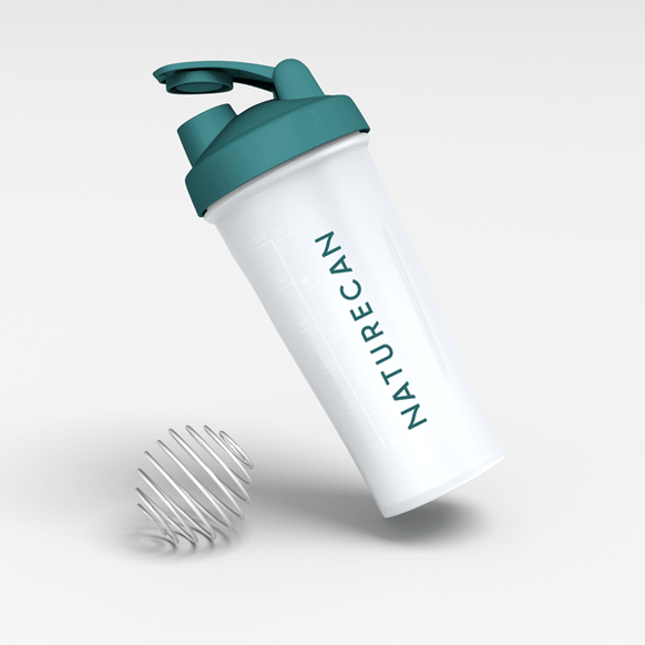 protein shaker with metal blender ball